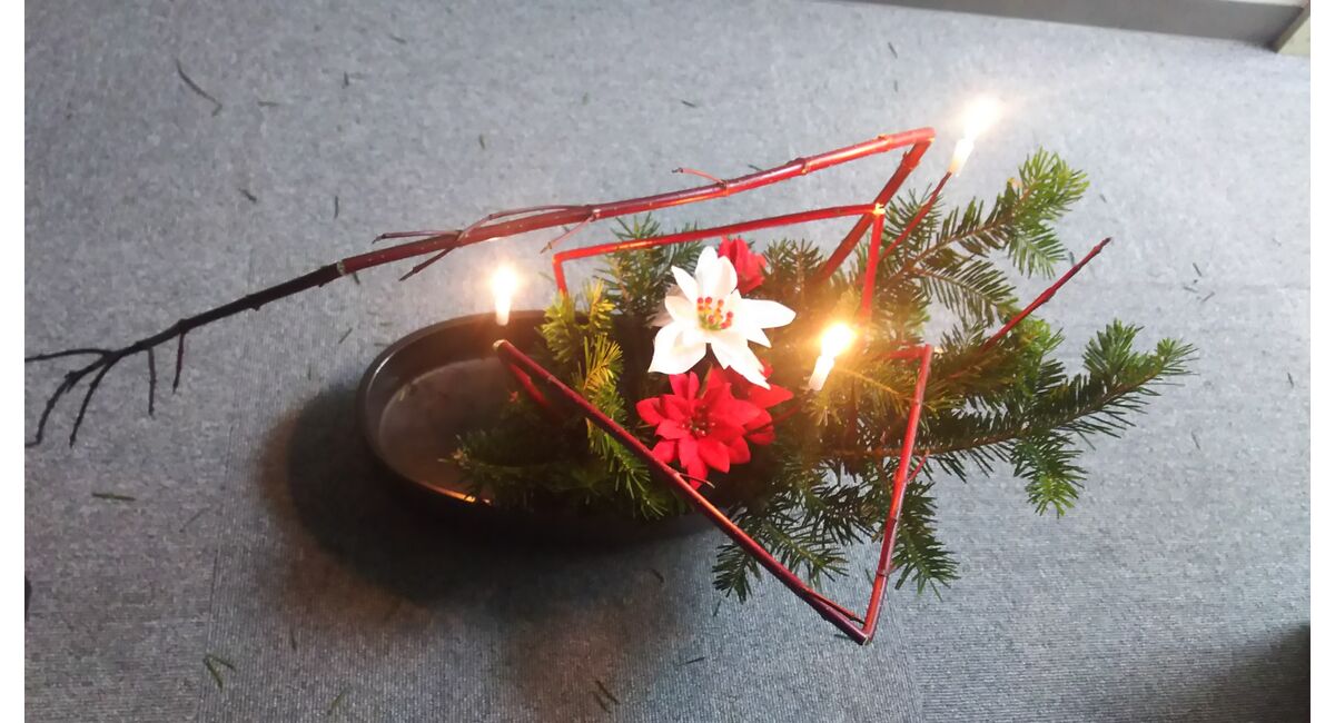 生け花教室 作品