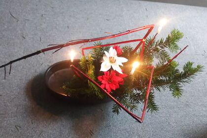 生け花教室 作品